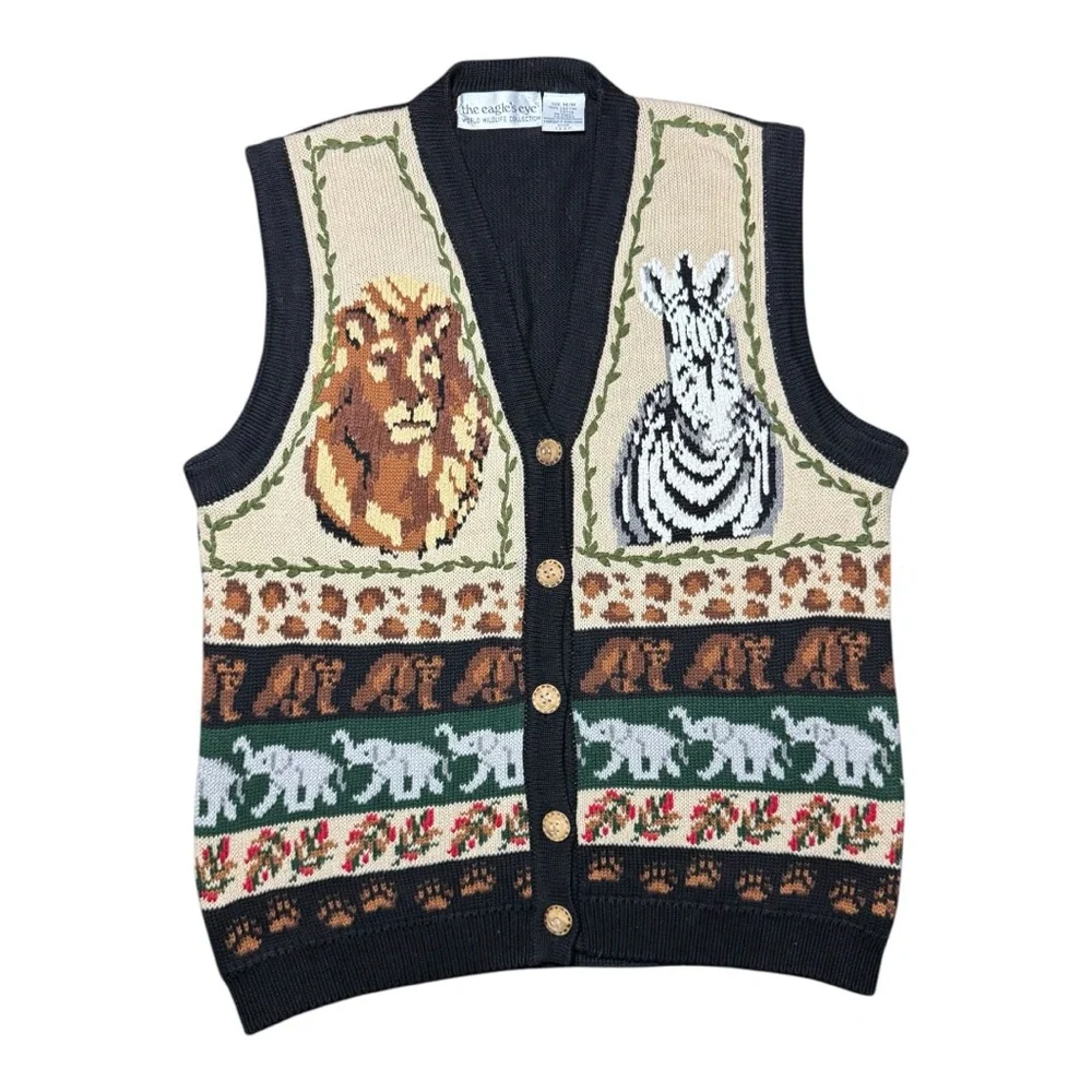 The Eagle's Eye World Wildlife Collection Safari Vintage Vest - Picture 11 of 12